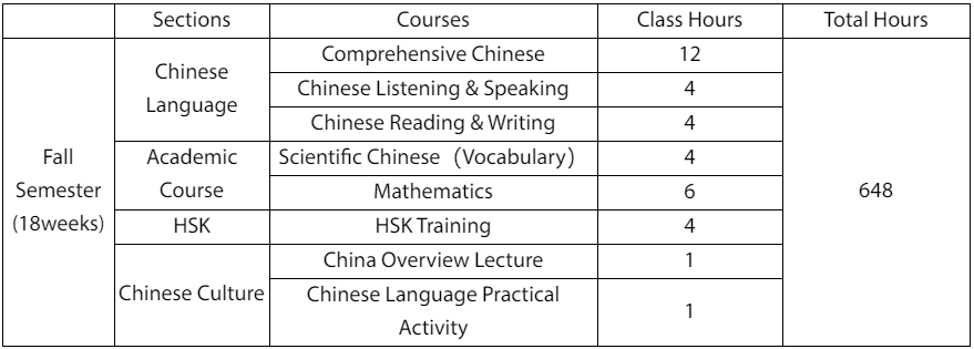 Pre-university program