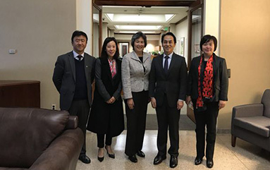 Vice President REN Nanqi Leads the Delegation to Visit Universities in the United States