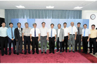 President of National Taiwan Normal University Cheng-Chih Wu and his entourage visit HIT