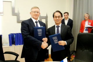 Vice President Ren Nanqi Led A Delegation to Visit Russian Universities