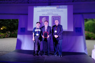 Prof. XU Xiaofei Won Outstanding Leadership Award from IEEE Computer Society Technical Committee on Services Computing